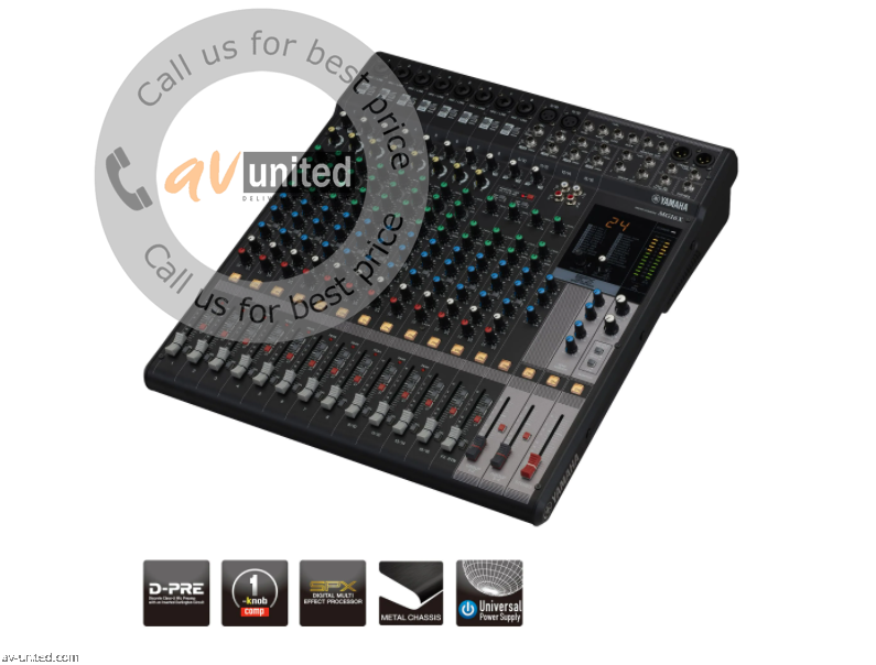 Yamaha MG Series MG16X Mixing Console 16-Channel Analog